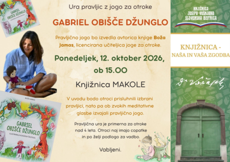 VABILO NA URO PRAVLJIC Z JOGO ZA OTROKE